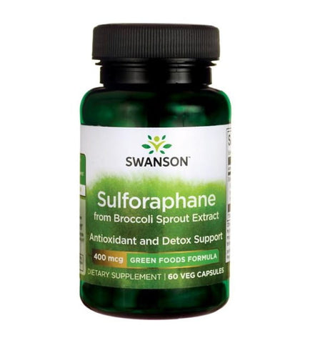 Sulforaphane Sulforaphane Sprossen Brokkoli 400 mcg 60 Kapseln SWANSON