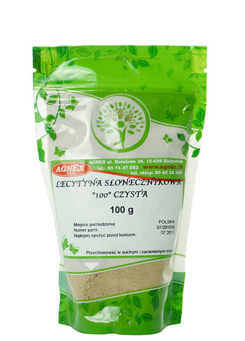 Reines Sonnenblumenlecithin 100g AGNEX