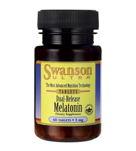 Melatonin mit doppelter Freisetzung Melatonin mit doppelter Freisetzung 3 mg 60 Tabletten von SWANSON