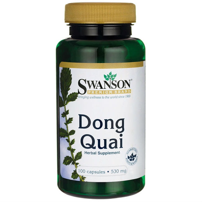 Dong Quai 530mg weißer Ginseng 100 Kapseln von SWANSON