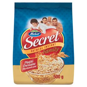 MELVIT SECRET FAMILY INSTANT HAFERFLOCKEN 500 G