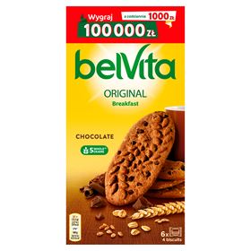 BELVITA FRÜHSTÜCKSKAKAO-KEKSE MIT VOLLKORN 300 G (6 X 4 STÜCK)