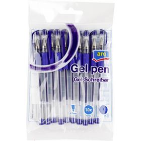 ARO GEL STIFT, BLAU, 10 STK