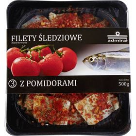 ADMIRAŁ HERINGSFILET MIT TOMATEN 500 G