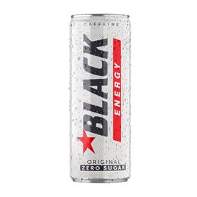 BLACK ENERGY ZERO SUGAR CARBON ENERGY DRINK OHNE ZUCKER 250 ML 4 STÜCK