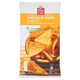 FINE LIFE TORTILLA CHIPS KÄSE DREIECKIGE MAIS-CHIPS 200 G