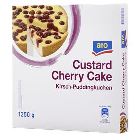 ARO-CREME-KUCHEN MIT KIRSCH, gefroren, 1,25 kg