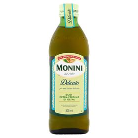 MONINI DELICATO OLIVENÖL HÖCHSTER QUALITÄT ERSTPRESSUNG 500 ML