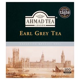 AHMAD TEE EARL GREY SCHWARZTEE 200 G (100 BEUTEL MIT SCHARNIER)