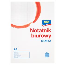 ARO NOTIZBUCH KARO 50 A4 BLÄTTER 5 STK