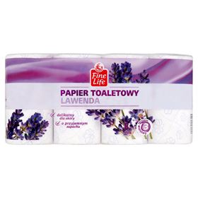 FINE LIFE TOILETTENPAPIER LAVENDEL 8 ROLLEN