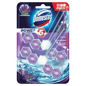 DOMESTOS POWER 5 LAVENDEL TOILETTENWÜRFEL 55 G 2 STÜCK