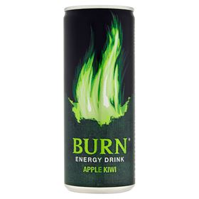 BURN APPLE KIWI CARBON ENERGY DRINK 250 ML 12 STK