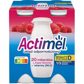 ACTIMEL FERMENTIERTE MILCH MIT HIMBEERGESCHMACK 400 G (4 X 100 G)