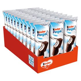 KINDER PINGUI SCHOKOLADENBIS MIT MILCHFÜLLUNG, ÜBERZOGEN MIT SCHOKOLADE 30 G 30 STÜCK