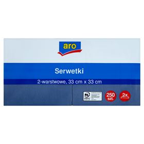 ARO 2-LAGIGE SERVIETTEN NAVY 33 X 33 CM 250 ST