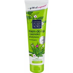 VIER JAHRESZEITEN ALOE UND GRÜNER TEE GLATTENDE GLYCERIN-HAND- UND NAGELCREME 130 ML