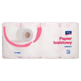 ARO ROSA TOILETTENPAPIER 8 ROLLEN