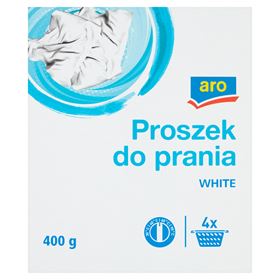 ARO WASCHPULVER FÜR WEISSEN STOFF 400 G 6 STK