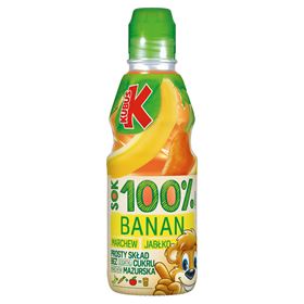 KUBUŚ 100 % BANANEN-, KAROTTEN- UND APFELGESCHMACK 300 ML 12 ST