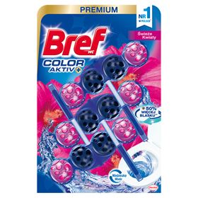 BREF WC COLOR AKTIV WC-ANHÄNGER FRISCHE BLUMEN 50 G 3 STÜCK