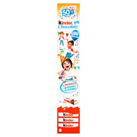 KINDER SCHOKOLADEN-MILCH-SCHOKOLADENRIEGEL MIT MILCHFÜLLUNG 300 G (24 STÜCK) 96 PACKUNGEN