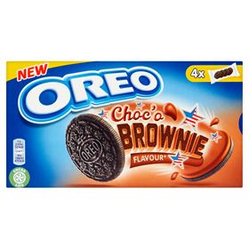 OREO-KEKSE MIT BROWNIE-KUCHEN-GESCHMACK, FÜLLUNG 176 G (4 BEUTEL)