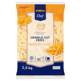 METRO CHEF CORRULED FRIES 11 X 11 MM, gefroren, 2,5 kg