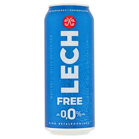 LECH FREE LAGER ALKOHOLFREIES BIER 500 ML 24 DOSEN