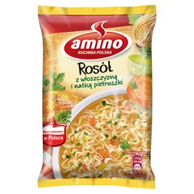 AMINO INSTANT SUPPENBRÜHE MIT GEMÜSE UND PETERSILIE 59 G