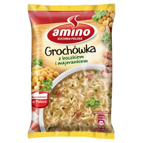 AMINO INSTANT ERBSENSUPPE MIT SPECK UND MAJORAM 65 G