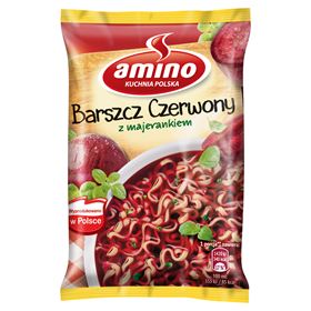 AMINO INSTANT SUPPE ROTER BORSCHSCH MIT MAJORAM 66 G