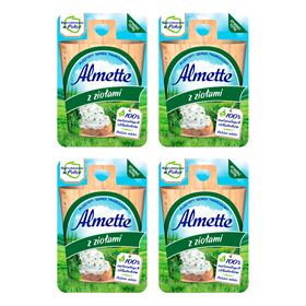 ALMETTE FLUFFY CHEESE KÄSE MIT KRÄUTER 120 G (4 X 30 G)