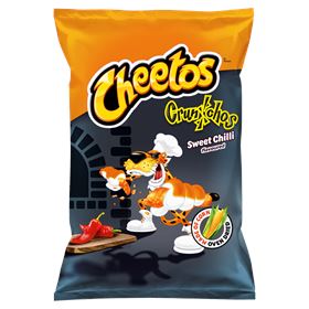 CHEETOS CRUNCHOS SWEET CHILLI 95 G 28 STÜCK