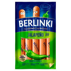 BERLINKI WURST JALAPENO 250 G