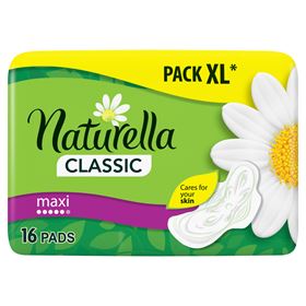 NATURELLA CLASSIC MAXI CAMOMILE Damenbinden 16 STK