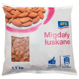 ARO GESCHALTE MANDELN 1,5 KG