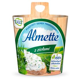 ALMETTE FLUFFY CHEESE KÄSE MIT KRÄUTER 150 G