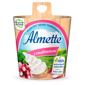 ALMETTE FLAUSCHIGER HÜTTENKÄSE MIT RADIESCHEN 150 G