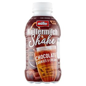 MULLER MULLERMILCH SHAKE MILK DRINK SCHOKOLADE UND KEKSE 400 G