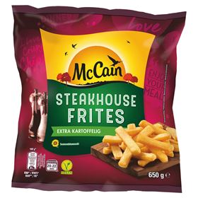 MCCAIN STEAKHOUSE FRITES FRITES IN EINEM CRUSSY-MANTEL 650 G