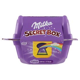 MILKA SECRET BOX MILCHSCHOKOLADE MIT ÜBERRASCHUNG 14 G 24 STÜCK