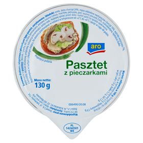 ARO-PASTETE MIT PILZEN 130 G 12 ST