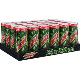 MOUNTAIN DEW CARBON DRINK 330 ML 24 STÜCK