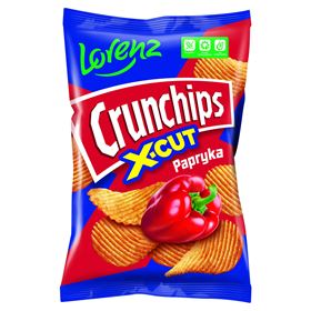 CRUNCHIPS X-CUT CHIPS PAPRIKA 140 G