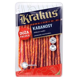 KRAKUS GEFLÜGEL UND SCHWEIN KABANOS 250 G KARTE