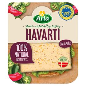 ARLA HAVARTI JALAPENO-SCHEIBEN 150G