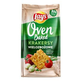 Im Ofen gebackene Cracker mit Gemüsegeschmack und grünen Zwiebeln von Lay's, 80 g