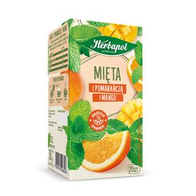 BIG-ACTIVE KRÄUTERFRUCHTTEE MINZE MIT ORANGE UND MANGO 30 G (20 X 1,5 G)