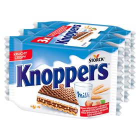 KNOPPERS MILCH-NUSS-WAFFEL 75 G (3 X 25 G) 24 STÜCK